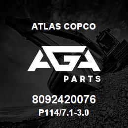 8092420076 Atlas Copco P114/7.1-3.0 | AGA Parts