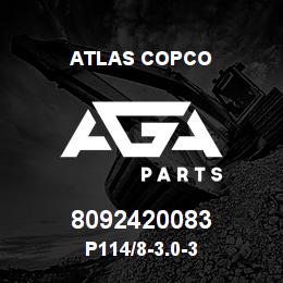 8092420083 Atlas Copco P114/8-3.0-3 | AGA Parts