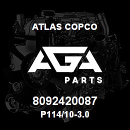 8092420087 Atlas Copco P114/10-3.0 | AGA Parts
