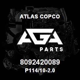 8092420089 Atlas Copco P114/10-2.0 | AGA Parts