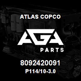 8092420091 Atlas Copco P114/10-3.0 | AGA Parts