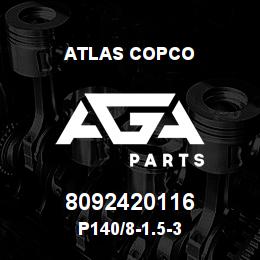 8092420116 Atlas Copco P140/8-1.5-3 | AGA Parts