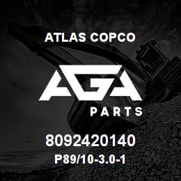 8092420140 Atlas Copco P89/10-3.0-1 | AGA Parts