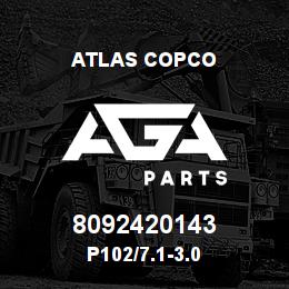 8092420143 Atlas Copco P102/7.1-3.0 | AGA Parts