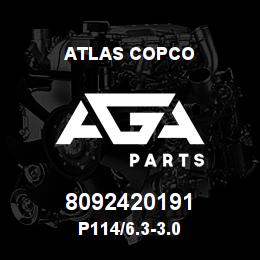 8092420191 Atlas Copco P114/6.3-3.0 | AGA Parts