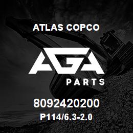 8092420200 Atlas Copco P114/6.3-2.0 | AGA Parts