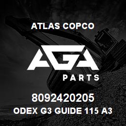 8092420205 Atlas Copco ODEX G3 GUIDE 115 A34-15 | AGA Parts