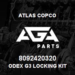 8092420320 Atlas Copco ODEX G3 LOCKING KIT 127 | AGA Parts