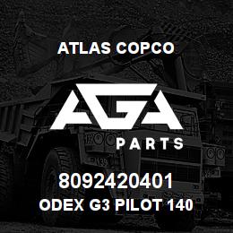 8092420401 Atlas Copco ODEX G3 PILOT 140 | AGA Parts