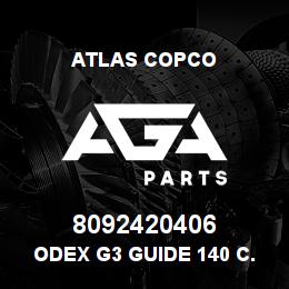 8092420406 Atlas Copco ODEX G3 GUIDE 140 C.OP 52 | AGA Parts