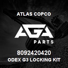 8092420420 Atlas Copco ODEX G3 LOCKING KIT 140 | AGA Parts