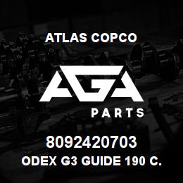 8092420703 Atlas Copco ODEX G3 GUIDE 190 C.OP 64 | AGA Parts