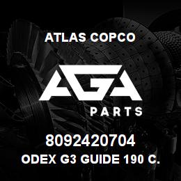 8092420704 Atlas Copco ODEX G3 GUIDE 190 C.OP 62 | AGA Parts