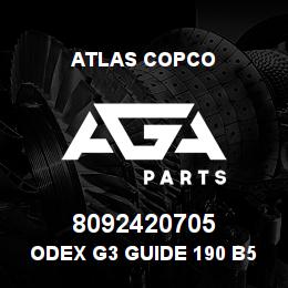 8092420705 Atlas Copco ODEX G3 GUIDE 190 B53-15 | AGA Parts