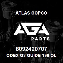 8092420707 Atlas Copco ODEX G3 GUIDE 190 QL 60 | AGA Parts
