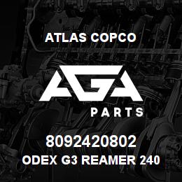 8092420802 Atlas Copco ODEX G3 REAMER 240 | AGA Parts