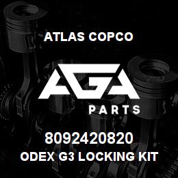 8092420820 Atlas Copco ODEX G3 LOCKING KIT 240 | AGA Parts