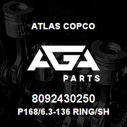 8092430250 Atlas Copco P168/6.3-136 RING/SHOE SET | AGA Parts
