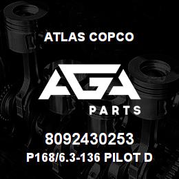 8092430253 Atlas Copco P168/6.3-136 PILOT DHD 350 | AGA Parts