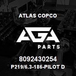 8092430254 Atlas Copco P219/6.3-186-PILOT DHD 360 | AGA Parts