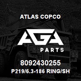 8092430255 Atlas Copco P219/6.3-186 RING/SHOE SET | AGA Parts