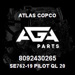 8092430265 Atlas Copco SE762-19 PILOT QL 200S | AGA Parts