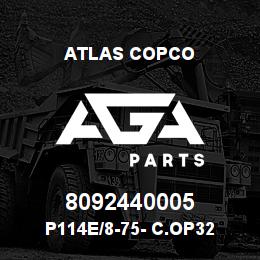 8092440005 Atlas Copco P114E/8-75- C.OP32 | AGA Parts