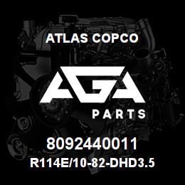8092440011 Atlas Copco R114E/10-82-DHD3.5 | AGA Parts