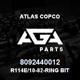 8092440012 Atlas Copco R114E/10-82-RING BIT SET | AGA Parts
