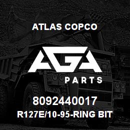 8092440017 Atlas Copco R127E/10-95-RING BIT SET | AGA Parts