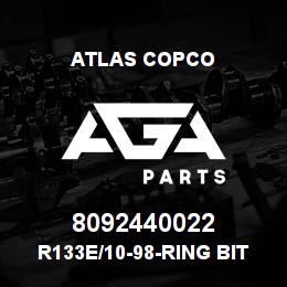 8092440022 Atlas Copco R133E/10-98-RING BIT SET | AGA Parts