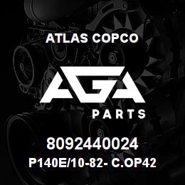 8092440024 Atlas Copco P140E/10-82- C.OP42 | AGA Parts