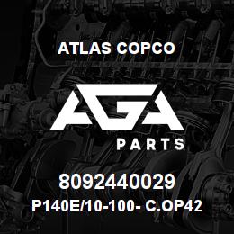 8092440029 Atlas Copco P140E/10-100- C.OP42 | AGA Parts
