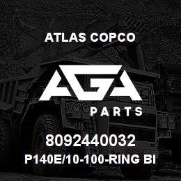 8092440032 Atlas Copco P140E/10-100-RING BIT SET | AGA Parts