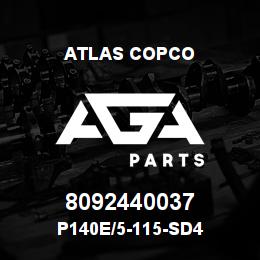8092440037 Atlas Copco P140E/5-115-SD4 | AGA Parts