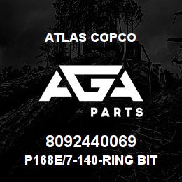 8092440069 Atlas Copco P168E/7-140-RING BIT SET | AGA Parts