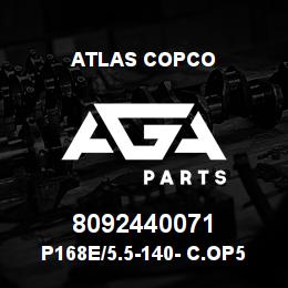 8092440071 Atlas Copco P168E/5.5-140- C.OP52 | AGA Parts