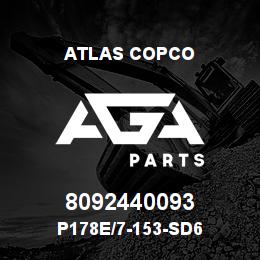 8092440093 Atlas Copco P178E/7-153-SD6 | AGA Parts