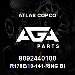 8092440100 Atlas Copco R178E/10-141-RING BIT SET | AGA Parts