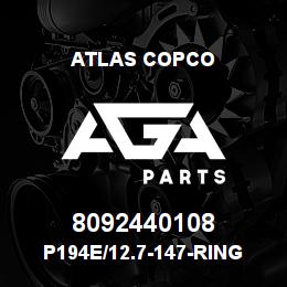 8092440108 Atlas Copco P194E/12.7-147-RING BIT SET | AGA Parts