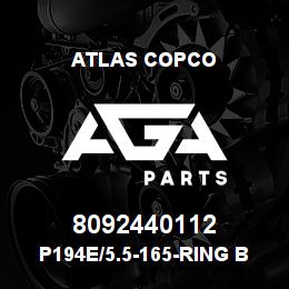 8092440112 Atlas Copco P194E/5.5-165-RING BIT SET | AGA Parts