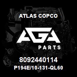 8092440114 Atlas Copco P194E/10-131-QL60 | AGA Parts