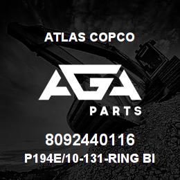 8092440116 Atlas Copco P194E/10-131-RING BIT | AGA Parts