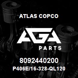 8092440200 Atlas Copco P406E/16-328-QL120 | AGA Parts