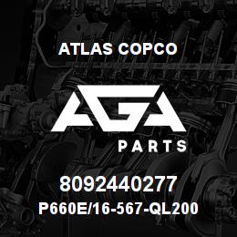 8092440277 Atlas Copco P660E/16-567-QL200 | AGA Parts