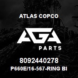 8092440278 Atlas Copco P660E/16-567-RING BIT | AGA Parts