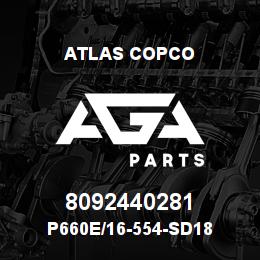 8092440281 Atlas Copco P660E/16-554-SD18 | AGA Parts
