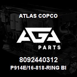 8092440312 Atlas Copco P914E/16-818-RING BIT | AGA Parts