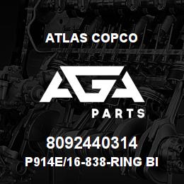 8092440314 Atlas Copco P914E/16-838-RING BIT SET | AGA Parts