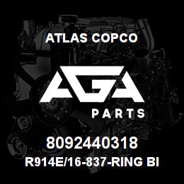 8092440318 Atlas Copco R914E/16-837-RING BIT SET | AGA Parts